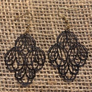 Nwt Handmade Metal Earrings